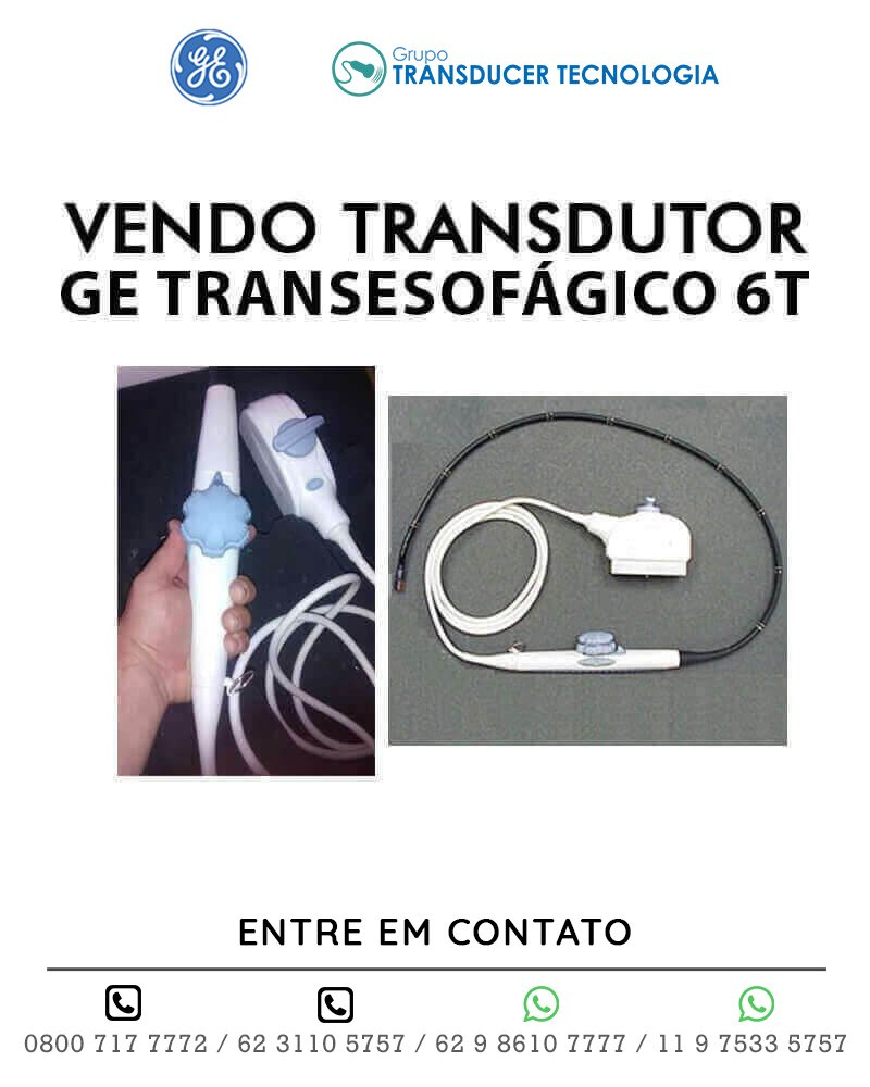 Vendo Transdutor GE Transesofágico 6T