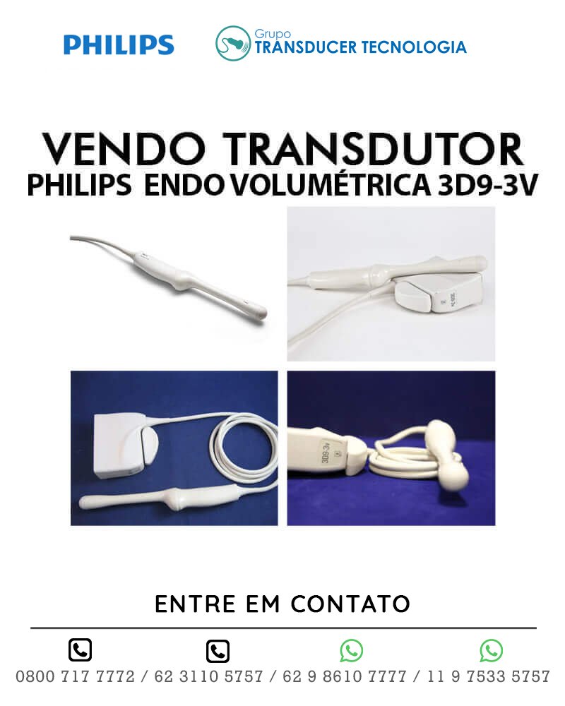 Vendo Transdutor Philips Endo Volumétrica 3D9-3V