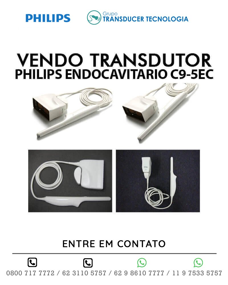 Vendo Transdutor Philips Endocavitaria C9-5EC