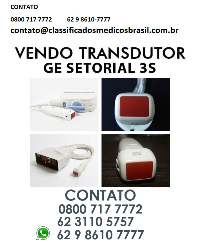 TRANSDUTOR CARDIO GE 3S  NOVO