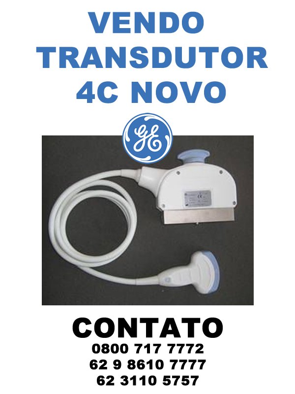 TRANSDUTOR CONVEXO GE 4C NOVO