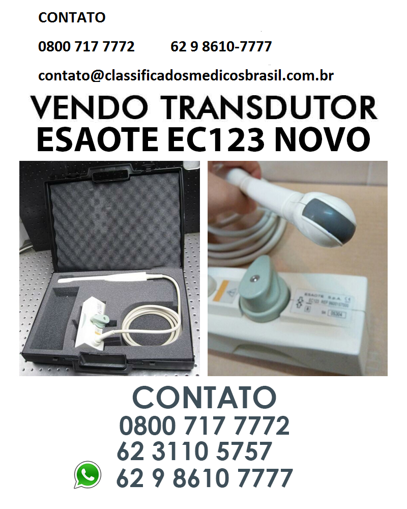 TRANSDUTOR ENDOCAVITARIO ESAOTE NOVO