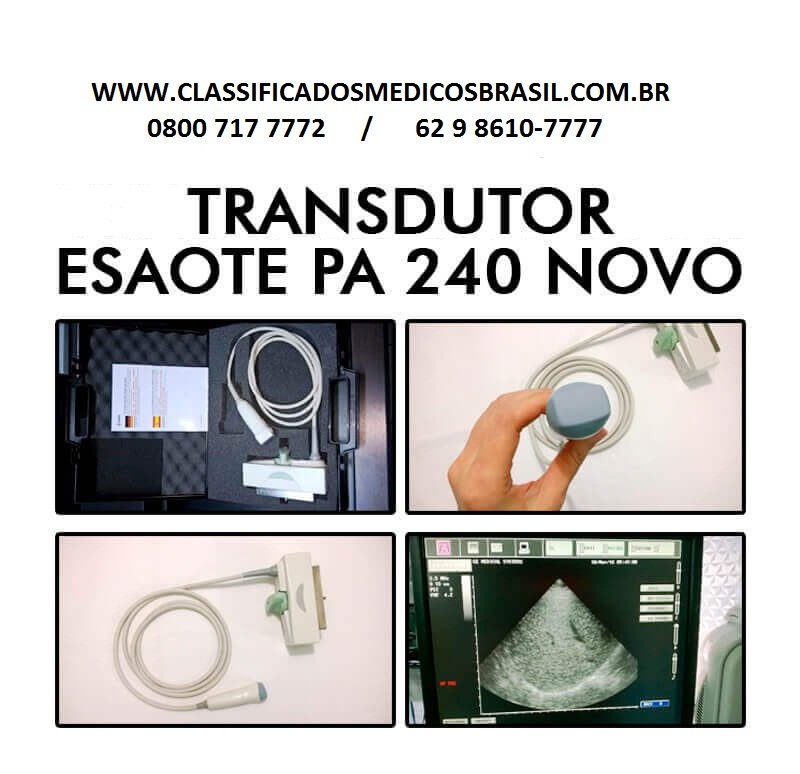 TRANSDUTOR ESAOTE PA 240 NOVO A PRONTO ENTREGA