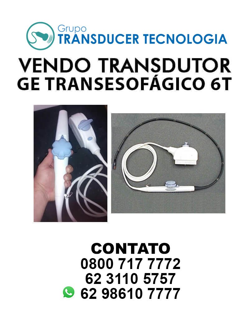 TRANSDUTOR GE TRANSESOFAGICO 6T
