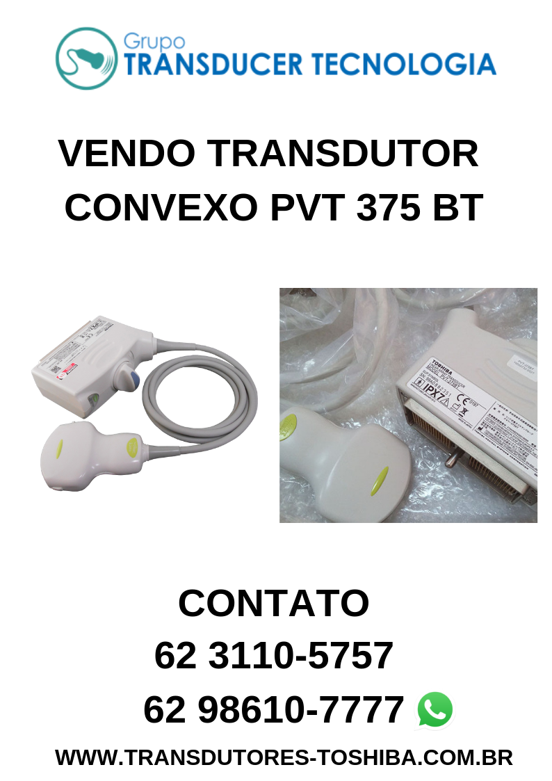 VENDO TRANSDUTOR CONVEXO PVT 375-BT