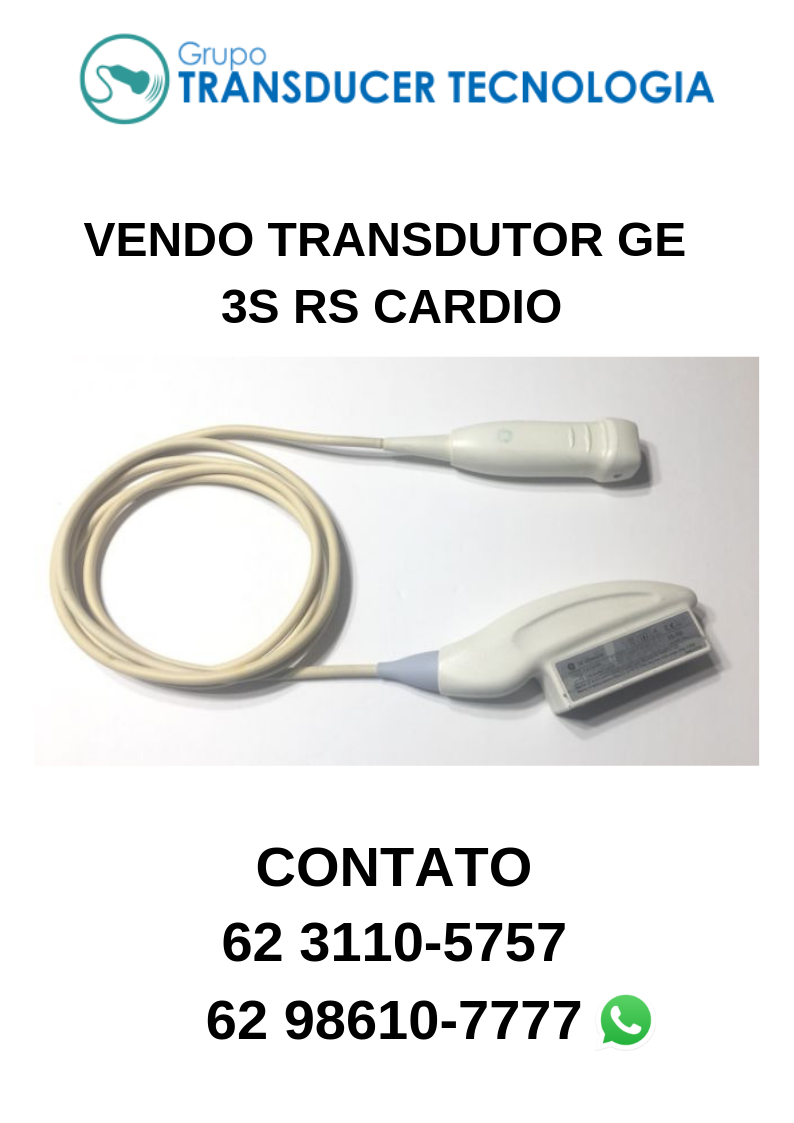 VENDO TRANSDUTOR GE 3S RS CARDIO