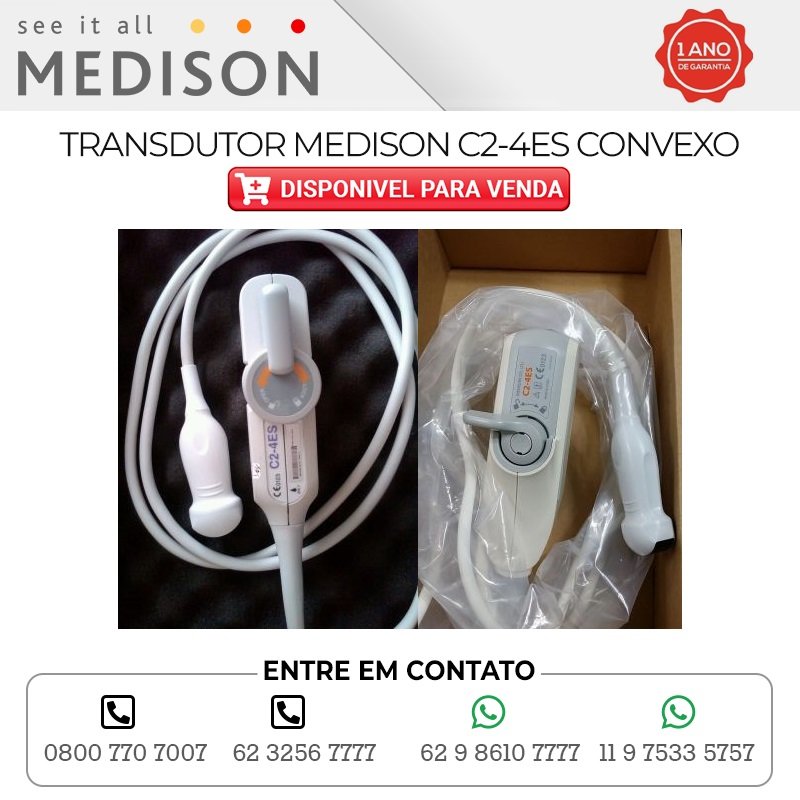 TRANSDUTOR MEDISON C2 4ES CONVEXO DISPONIBILIDADE