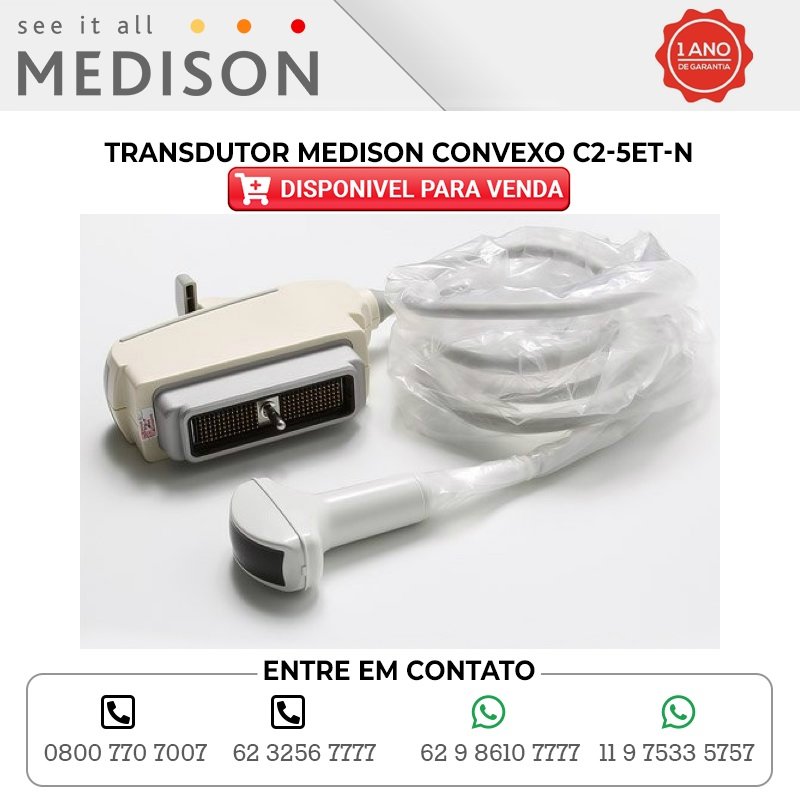 TRANSDUTOR MEDISON CONVEXO C2 5ET N DISPONIBILIDAD
