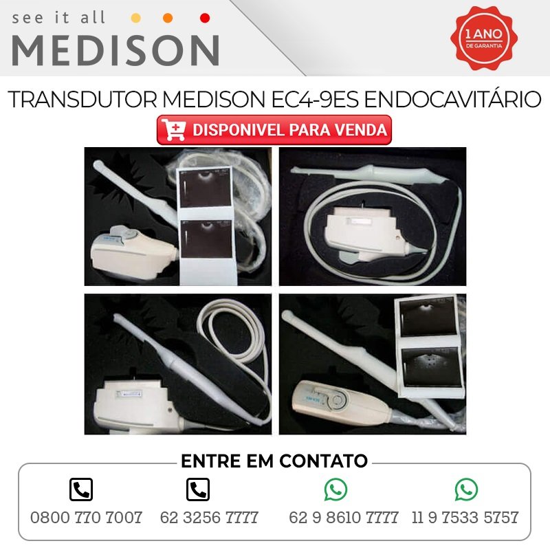 TRANSDUTOR MEDISON EC4 9ES ENDOCAVITARIO DISPONIBI
