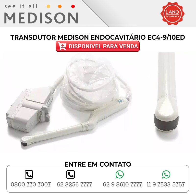 TRANSDUTOR MEDISON ENDOCAVITARIO EC4 9 10ED DISPON