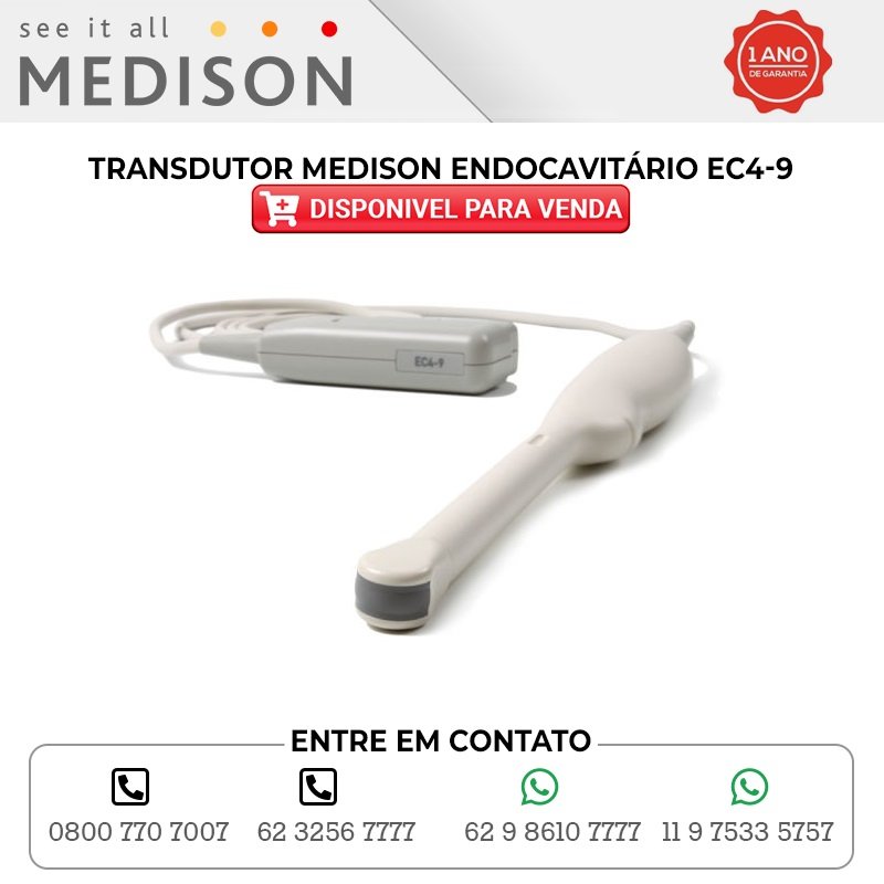 TRANSDUTOR MEDISON ENDOCAVITARIO EC4 9 DISPONIBILI