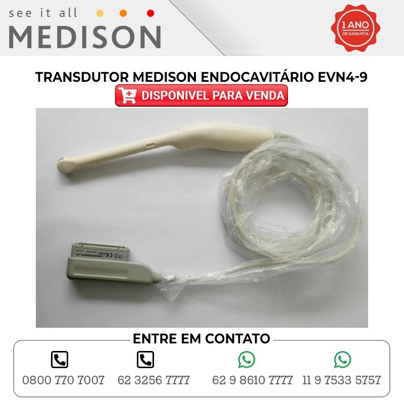 TRANSDUTOR MEDISON ENDOCAVITARIO EVN4 9 DISPONIBIL