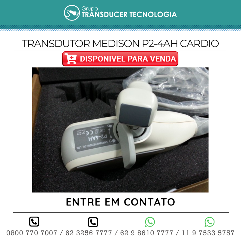 VENDO TRANSDUTOR MEDISON P2 4AH CARDIO