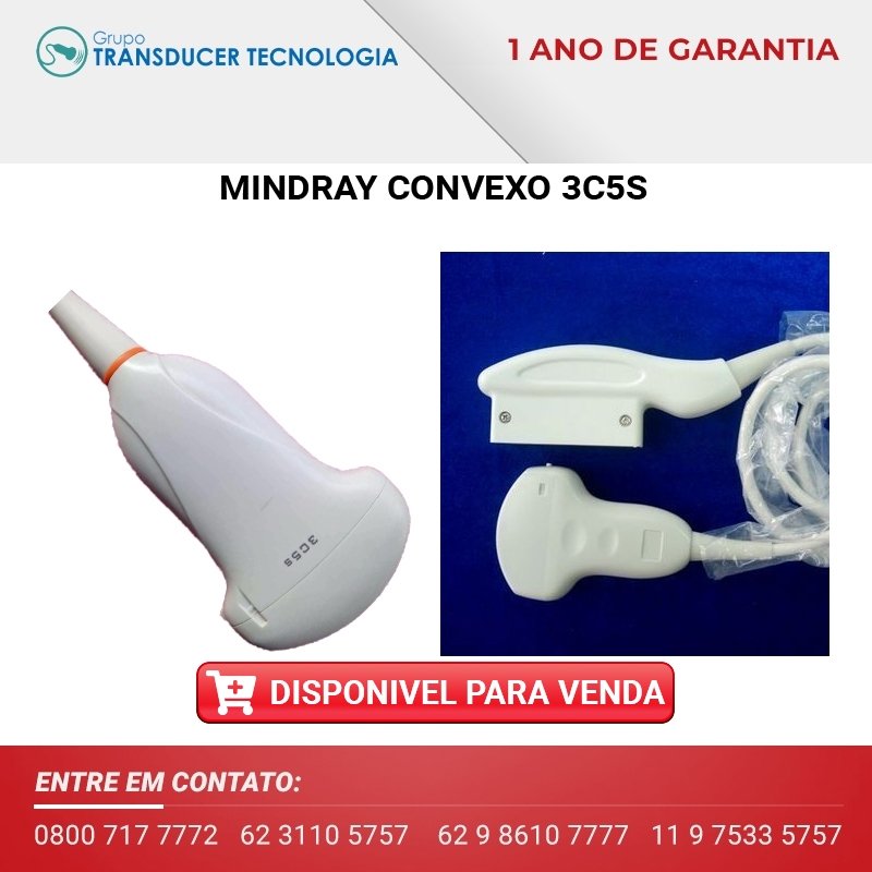 VENDO TRANSDUTOR MINDRAY CONVEXO 3C5S