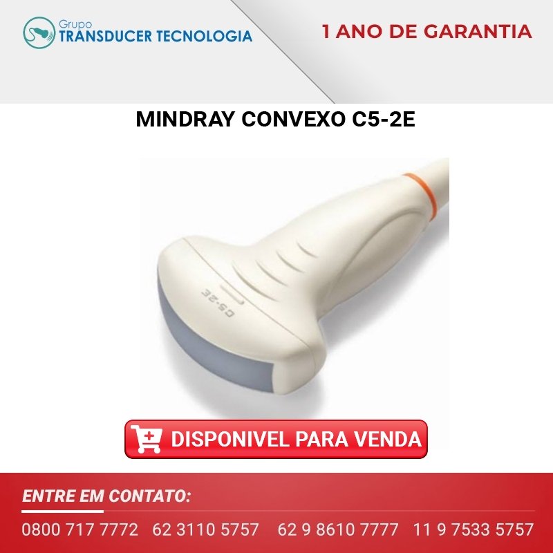 VENDO TRANSDUTOR MINDRAY CONVEXO C5 2E