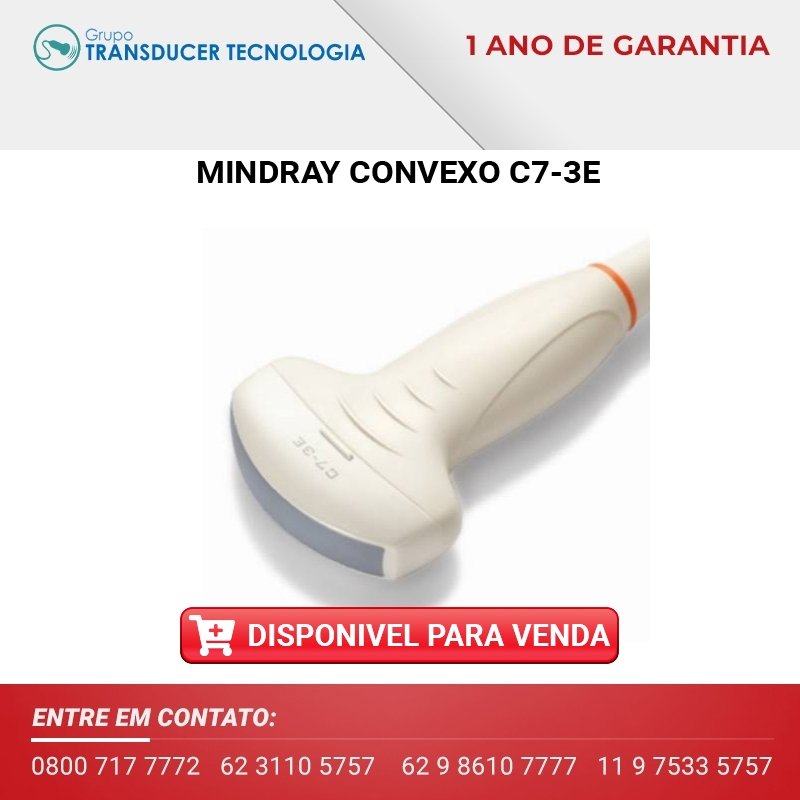 VENDO TRANSDUTOR MINDRAY CONVEXO C7 3E