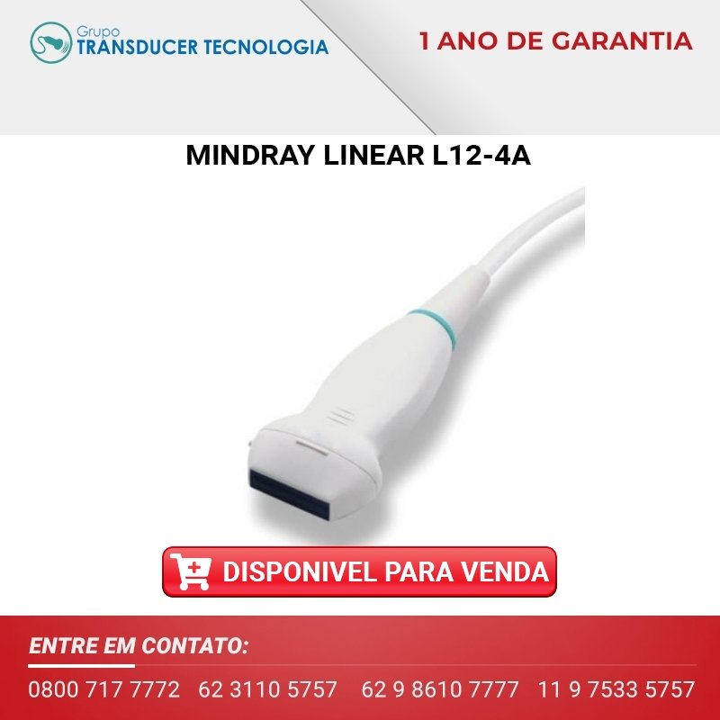 VENDO TRANSDUTOR MINDRAY LINEAR L12 4A