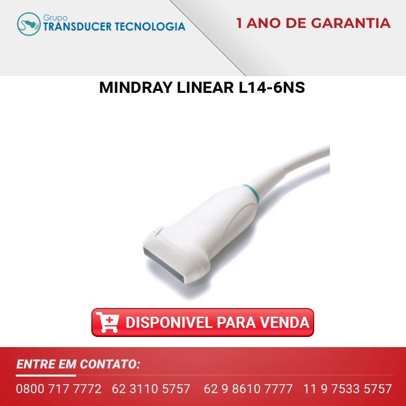 VENDO TRANSDUTOR MINDRAY LINEAR L14 6NS